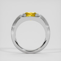 2.07 Ct. Yellow Sapphire Ring, 18K White Gold 3