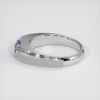 1.30 Ct. Sapphire Ring, 18K White Gold 4