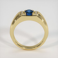 1.20 Ct. Blue Sapphire Ring, 18K Yellow Gold 3