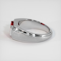 1.20 Ct. Ruby Ring, 14K White Gold 4