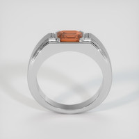 1.54 Ct. Padparadscha Sapphire Ring, 14K White Gold 3