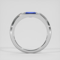 0.94 Ct. Blue Sapphire Ring, 14K White Gold 3