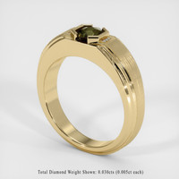 1.58 Ct. Color Change Sapphire Ring, 10K Yellow Gold 2