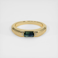 0.79 Ct. Sapphire Ring, 14K Yellow Gold 1