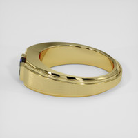 0.60 Ct. Blue Sapphire Ring, 14K Yellow Gold 4