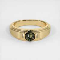 1.58 Ct. Color Change Sapphire Ring, 14K Yellow Gold 1