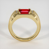 1.20 Ct. Ruby Ring, 18K Yellow Gold 3