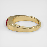 0.83 Ct. Ruby Ring, 18K Yellow Gold 4