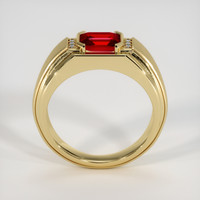 1.03 Ct. Ruby Ring, 18K Yellow Gold 3