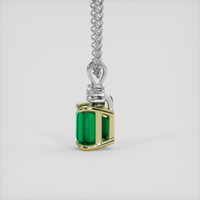 2.60 Ct. Emerald Pendant, 18K Yellow & White 3