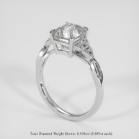 2.05 Ct. Gemstone Ring, Platinum 950 2