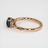 2.04 Ct. Sapphire Ring, 14K Rose Gold 4