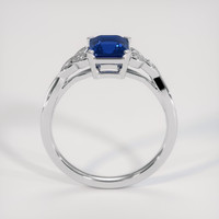 1.57 Ct. Blue Sapphire Ring, 14K White Gold 3