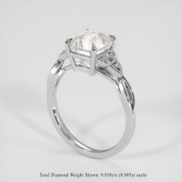 2.05 Ct. Gemstone Ring, 14K White Gold 2