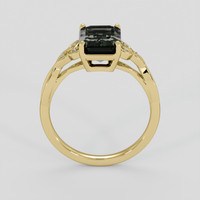 2.86 Ct. Green Sapphire Ring, 10K Yellow Gold 3
