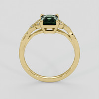 1.08 Ct. Green Sapphire Ring, 14K Yellow Gold 3