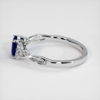 0.54 Ct. Blue Sapphire Ring, Platinum 950 4