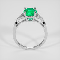 3.18 Ct. Emerald Ring, Platinum 950 3