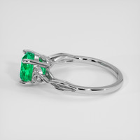 3.18 Ct. Emerald Ring, Platinum 950 4