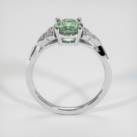 1.50 Ct. Green Sapphire Ring, 14K White Gold 3