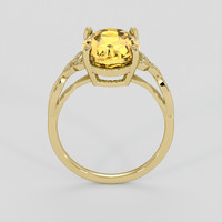 6.03 Ct. Yellow Citrine Ring, 10K Yellow Gold 3