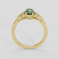 1.31 Ct. Green Sapphire Ring, 10K Yellow Gold 3
