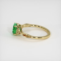 1.67 Ct. Emerald Ring, 18K Yellow Gold 4