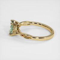 1.15 Ct. Green Sapphire Ring, 18K Yellow Gold 4