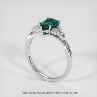 1.48 Ct. Sapphire Ring, Platinum 950 2