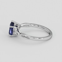1.44 Ct. Purple Sapphire Ring, Platinum 950 4