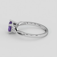1.00 Ct. Bi Color Sapphire Ring, Platinum 950 4