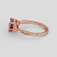1.78 Ct. Pink Malaya Garnet Ring, 14K Rose Gold 4