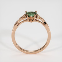 0.92 Ct. Sapphire Ring, 14K Rose Gold 3