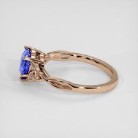 1.43 Ct. Blue Sapphire Ring, 14K Rose Gold 4