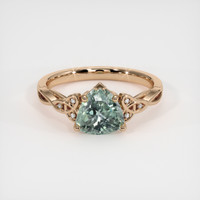 1.49 Ct. Sapphire Ring, 14K Rose Gold 1