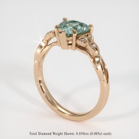1.49 Ct. Sapphire Ring, 14K Rose Gold 2