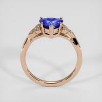 1.43 Ct. Blue Sapphire Ring, 18K Rose Gold 3