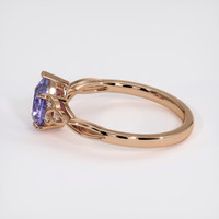 1.70 Ct. Purple Sapphire Ring, 18K Rose Gold 4