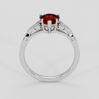 1.22 Ct. Ruby Ring, 14K White Gold 3