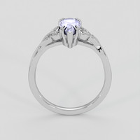 1.17 Ct. Bluish Purple Sapphire Ring, 14K White Gold 3