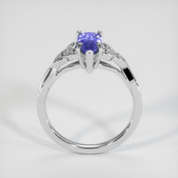 1.16 Ct. Bluish Purple Sapphire Ring, 14K White Gold 3