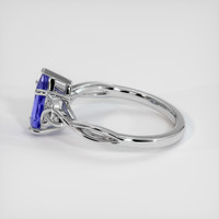 1.16 Ct. Bluish Purple Sapphire Ring, 14K White Gold 4