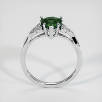1.76 Ct. Green Sapphire Ring, 18K White Gold 3