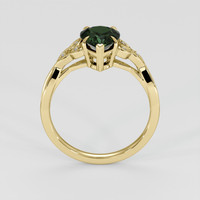 1.51 Ct. Green Sapphire Ring, 14K Yellow Gold 3