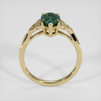 1.66 Ct. Green Sapphire Ring, 14K Yellow Gold 3