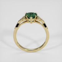 1.74 Ct. Greenish Blue Sapphire Ring, 18K Yellow Gold 3