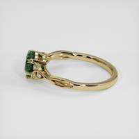 1.74 Ct. Greenish Blue Sapphire Ring, 18K Yellow Gold 4