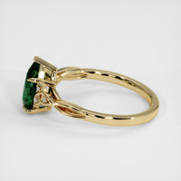 1.41 Ct. Green Sapphire Ring, 18K Yellow Gold 4