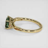 1.51 Ct. Green Sapphire Ring, 18K Yellow Gold 4