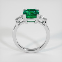 2.62 Ct. Emerald Ring, Platinum 950 3